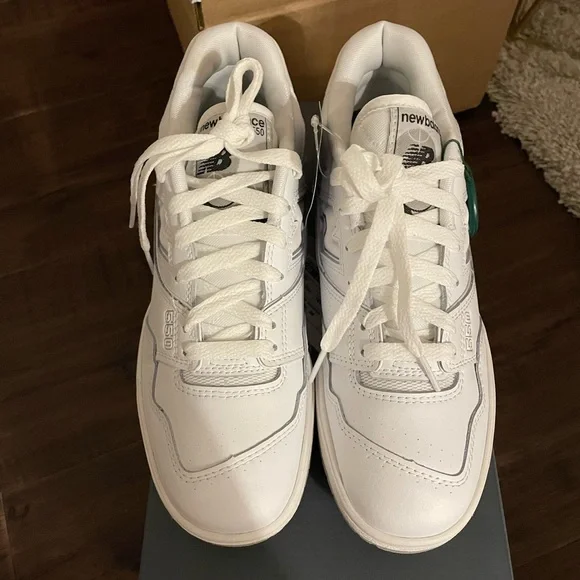 New Balance 550 White & Grey - Picture 3 of 10
